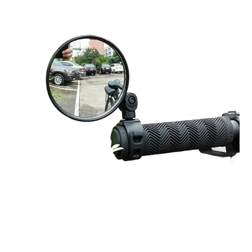 Espejo de bicicleta retrovisor anticaídas con rotación universal manillar 3