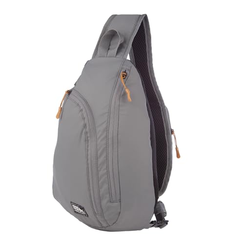 Image of Eddie Bauer Ripstop 8L Shoulder Sling Pack with Padded Air-Mesh Adjustable Crossbody Strap for Right or Left Handed Fit - Slate