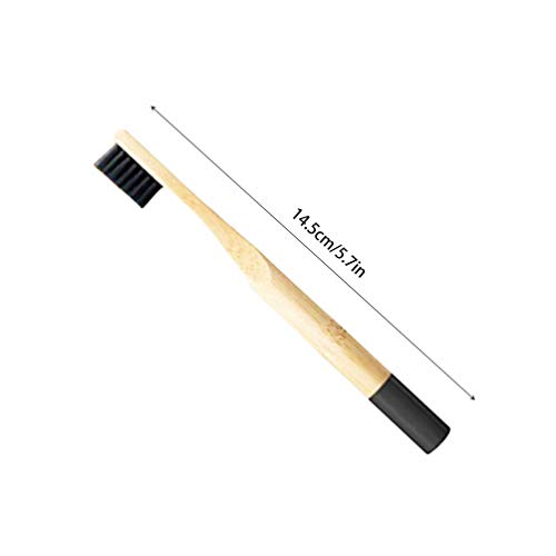 ARTIBETTER 4 Pcs Crianças Escova de Dentes de Bambu Escova de Cerdas Macias Naturais Eco Friendly Es