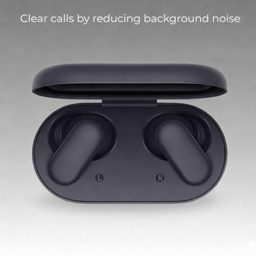 Image of Lynacz Original Wireless Earbuds Compatible with OnePlus, 11 Pro / 11R / Nord 3 Compatible, Clear Call Mic, Long Battery Life Black (BUDS-2R)