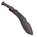 Condor Tool & Knife King Kukri Machete - 1075 High Carbon Steel - Walnut Handle - Gorilla-Sized Cold Steel Kukri Machete with Handcrafted Welted Leather Sheath - 12.6in Blade - 34.1oz