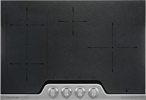 Image of Frigidaire Professional FPIC3077RF 30 inch ADA Compliant Induction Cooktop with 4 Elements, PowerPlus Induction Technology, SpacePro Bridge Element, and Knob Controls: Stainless Steel