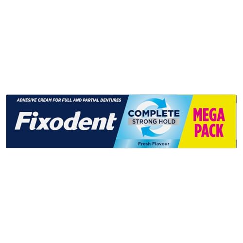 Fixodent Adhesivo completo para prótesis, sabor fresco, 70 g