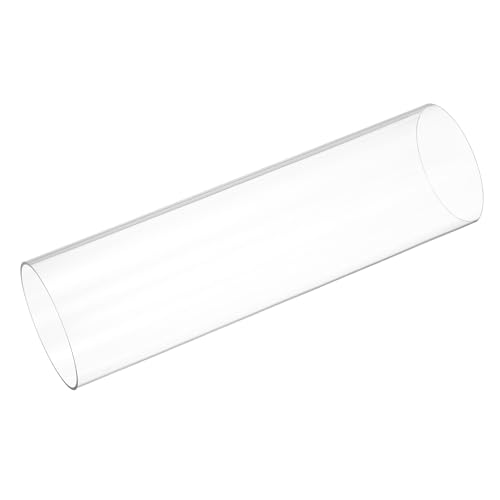 Sourcing Map 2 Stück klares Kunststoffrohr