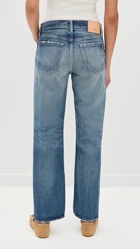 MOUSSY VINTAGE Women's Mv Bethpage Straight-Low Jeans3