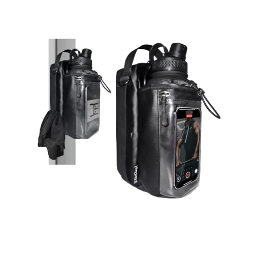 EC Ecoclasp Magnetic Gym Bag Water Bottle Holder Small Bag for Men Gym Gifts 11LB Strong Grip Waterproof 900D with Towel Accessories