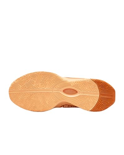 Image of NIKE Lebron XXI Basketball Shoes (FV2345-800, Melon Tint /Metallic Red Bronze /Monarch) Size 10
