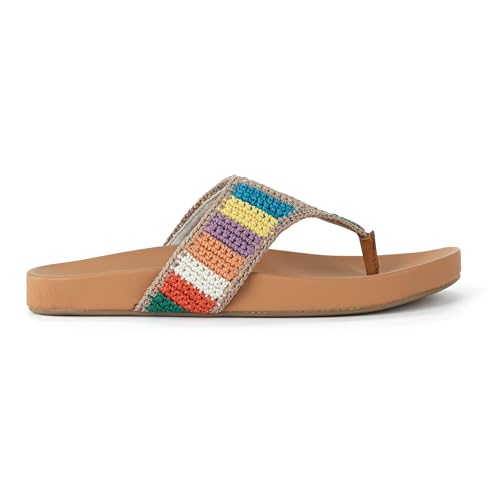 Image of The Sak Everly Slide Sandal - Women's Flat Fashion Slides with Soft Cushion Sole - Beach Slip On Sandals For Everyday
