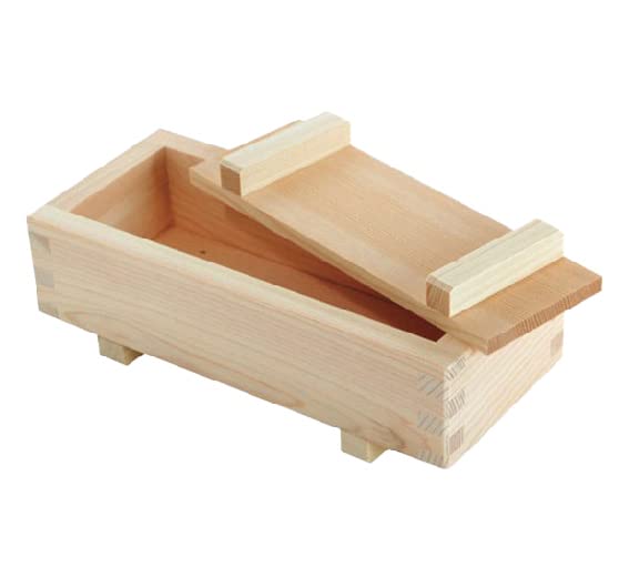 EDOYA Wood Sushi Press Mold Oshizushi Made in Japan Large (9.5×4.1 inch)