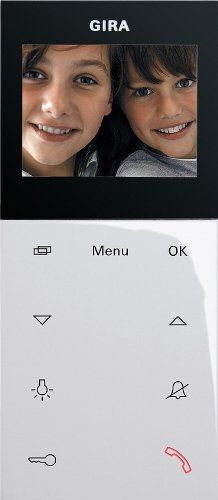 Preisvergleich Produktbild Gira 127903 Wohnungsstation Video AP System 55 reinweiß glänzend