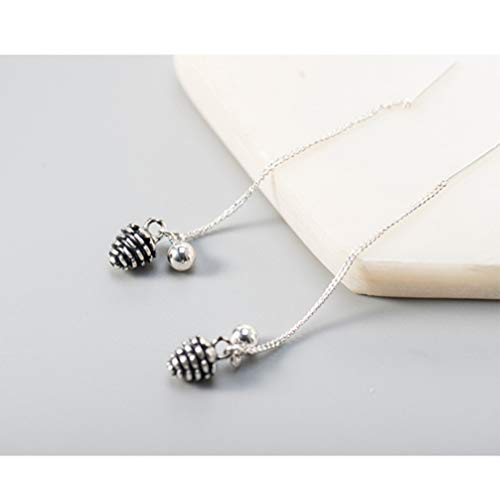 Amosfun Pigna Orecchini Inverno Foresta Bosco