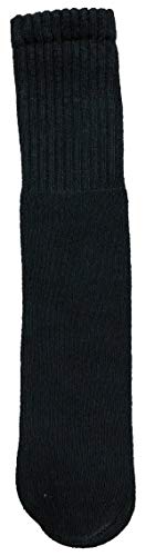 Yacht & Smith 12 PAIRS Kids & Children's Cotton Tube Socks, Wholesale Bulk Pairs Referee Style, Boys Girls2