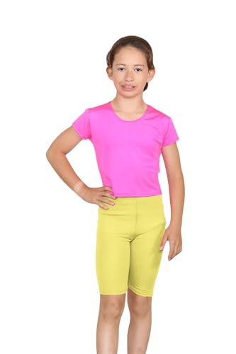 Short cyclisme fille stretch anti irritation pour la gym et l'école