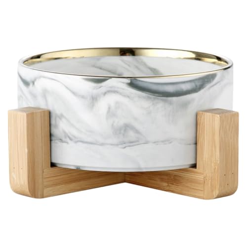 Bol à soupe chat céramique design scandinave et bois noble Beaupretty