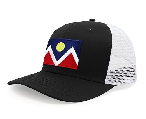 Image of International Tie City Hat for Men and Women, Adjustable Snapback Trucker Baseball Cap with Embroidered Patch