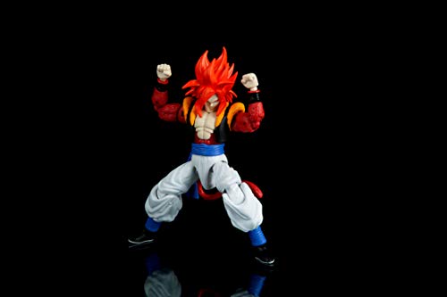 Image of Dragon Ball Super - Dragon Stars Super Saiyan 4 Gogeta Figure (Series 14) | Dragonball Super 6 Inch Action Figure Dragon Stars Series 14 - SS4 Gogeta