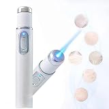 MZNTBW Blaulicht-Therapiestift Besenreiser Akne-Laser-Stift Weiche Anti-Krampfadern Gesicht Akne Removal Entspannen bei Gesicht Armen Beinen Oberschenkeln Bauch Knöcheln