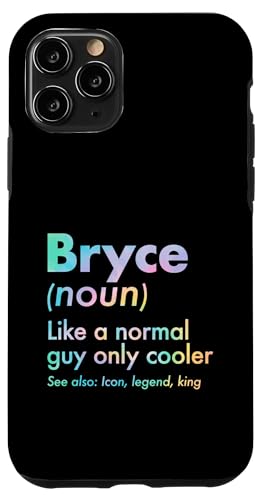 Bryce Like A Normal Guy Only Cooler Legend King �t�@�[�X�g�l�[�� �X�}�z�P�[�X iPhone 11 Pro �p