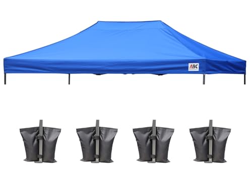 Image of ABCCANOPY Replacement Canopy Top for Pop Up Canopy Tent 10x15 Royal Blue