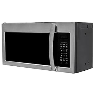 FORTÉ F3015MVC5SS Stainless Steel Over the Range Microwave Oven with Child Lock and Auto Cooker, Built in Microwave Saves Kitchen Countertop Space, 1000 Cooking Watt, 300 CFM Vent Fan, 10 Power Levels FORTE F3015MVC5SS Stainless Steel Over the Range Microwave Oven with Child Lock and Auto Cooker Built in Microwave Saves Kitchen Countertop Space 1000 Cooking Watt 300 CFM Vent Fan 10 Power Levels
