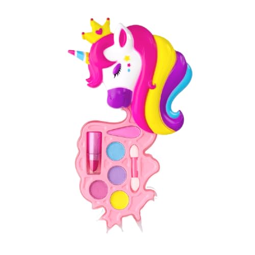 Maquiagem de Brinquedo Unicórnio Infantil Pincel Sombra Batom Crianças - Genérico - Multicolorido -