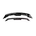 Rear Trunk Spoiler Wing w/Smoke Gurney Flap Wicker Bill Fit for Ford Mustang 2015-2023 GT500 Style Glossy Black