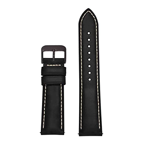 Bracelet de montre de montre à dégagement rapide 22mm 20mm 18mm cuir marron hommes femmes