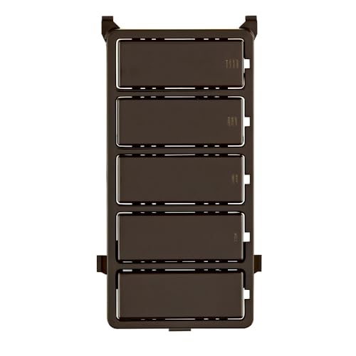 Plaque frontale pour compte à rebours Leviton DTKIT-B marron minuterie murale