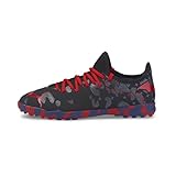  PUMA Future 4.3 Batman TT Niño, Bota de fútbol, Black-Lava Blast-Surf The Web, Talla 3.5 UK (36 EU)