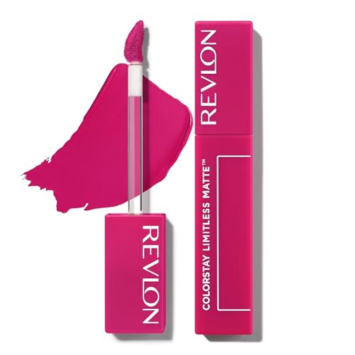Image of REVLON Colorstay Limitless Matte Liquid Lipstick for woman, Waterproof, Long-Lasting, 100% Vegan, Lightweight, No-Budge Matte, Icon Era - (007)