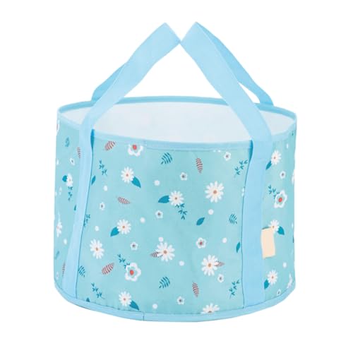 Bañera Plegable Portátil para Pies Sky-blue Mediana