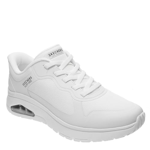 Image of Skechers Men's UNO Flex-EZ Air Slip-Ins, White, Size 12