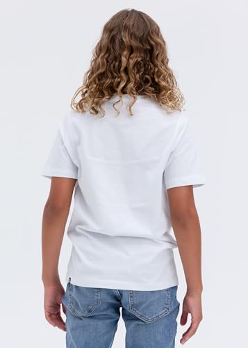 Ethika Boy's Graphic Tee | Logo -White-4