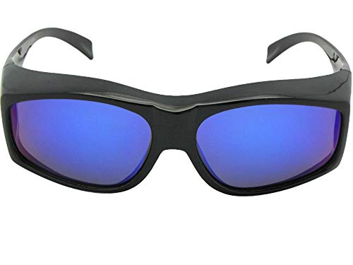Large Wrap Around Polarized Fit Over Sunglasses for Men UV Protection - Sunglasses Over Glasses F182