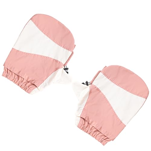 Generisch Protector de mano impermeable y resistente al frío, forro interior extraíble, cortavientos para scooter, quad, moto de nieve, bicicletas, verano e invierno