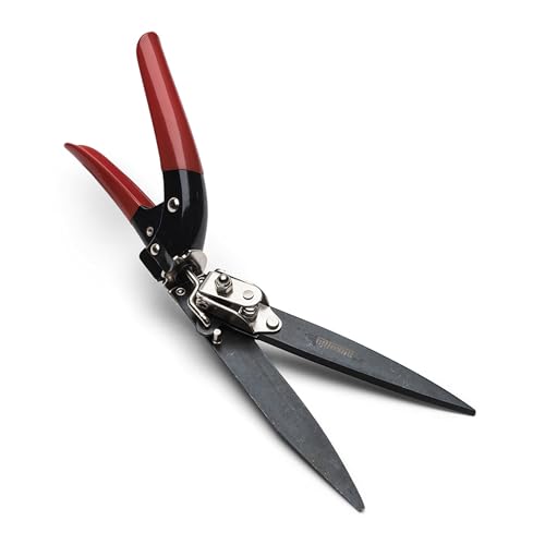 Grass Shears - Garden Clippers with Rotating Handle - Grass Cutter Edging Shears - Hedge Trimmer Garden Shears - Hedge Clippers or Yard Scissors for Outdoor Edges and Hedges by Kings County Tools