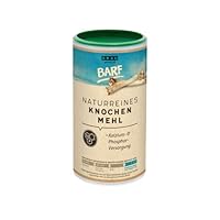 Grau Naturreines Knochenmehl | 800 g | Ergänzungsfuttermittel für Hunde und Katzen | Aus 100% gemahlenen Knochen vom Rind | Enthält einen hohen Anteil an Kalzium und Phosphor