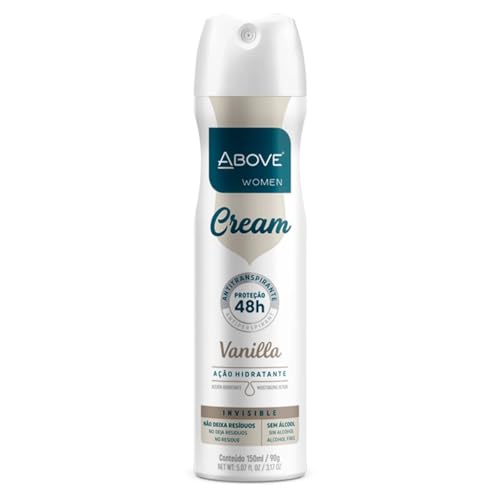 Desodorante Antitranspirante Above Aerossol Cream Vanilla 72h 200ml