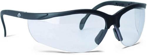 Image of Walker's Sport High-Grade Polycarbonate Lenses Half Frame Soft Rubber Nose Piece Adjustable Safety Shooting Glasses