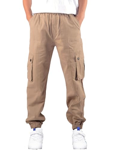 Pantalon décontracté enfants NATUST facile à enfiler pour garçons actifs de 8-9 ans