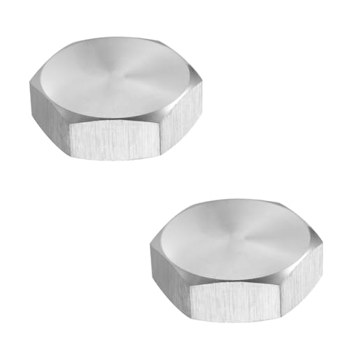 304 Stainless Steel Heavy Duty NMO Antenna Mount Cap with O Ring Seal Dust Weather Rain Protective Cover （Pack of 2）, Eifagur