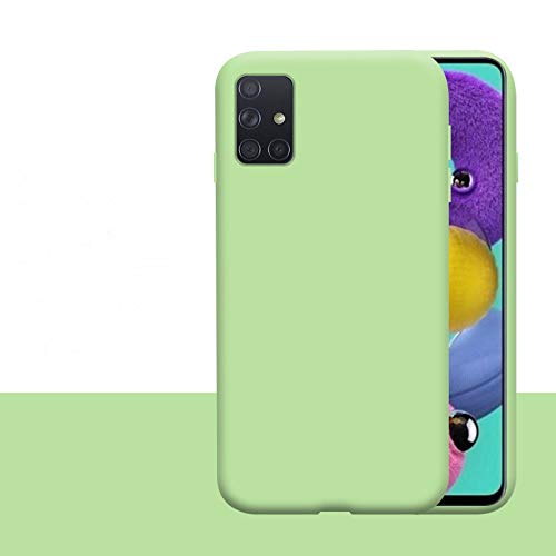 Goliton Zachte siliconen gel rubberen bumperhoes microvezel voering harde shell full-body beschermhoes compatibel voor 6.7" Samsung Galaxy A71