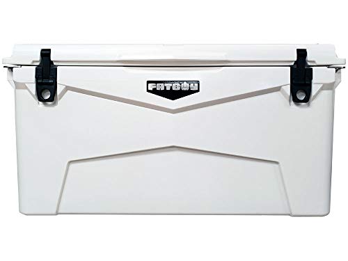 Fatboy 75 Quart Roto Molded Hard Sided Cooler (White)