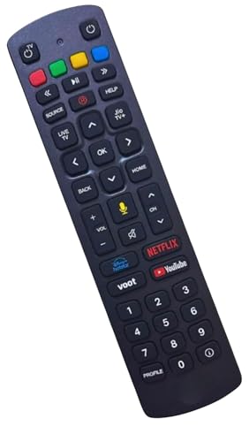 Image of Zdalamit Original Voice Control Replacement Remote Compatible for Jio Fiber Set Top Box Remote with Voot, Netflix, YouTube, Hotstar Hotkeys by Tu-DOX
