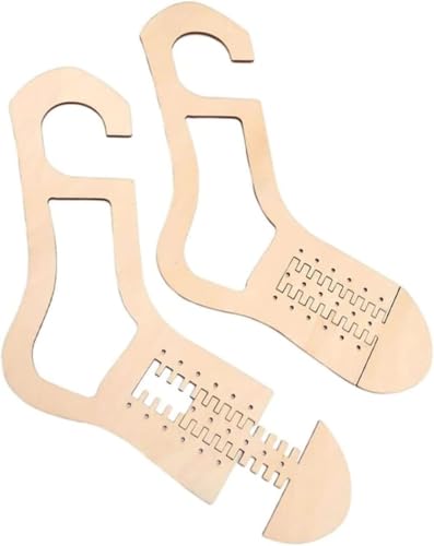 LATRAT Lot de planches à chaussettes en bois - Bloqueurs de chaus...