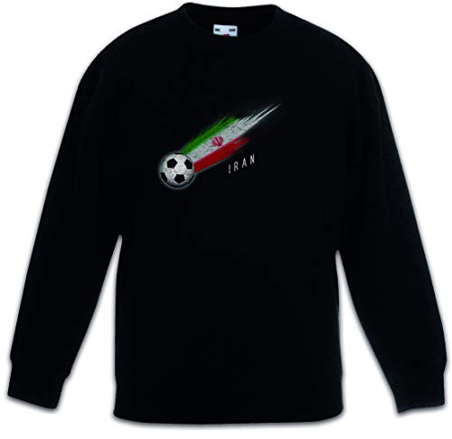 Sweat Iran Football Comet enfant pull noir idéal pour le sport