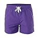PETCDIM Mens Big and Tall Quick Dry Swim Trunks with Mesh Lining Drawstring Summer Beach Board Shorts Hawaiian Swimwear Bathing Suits Purple