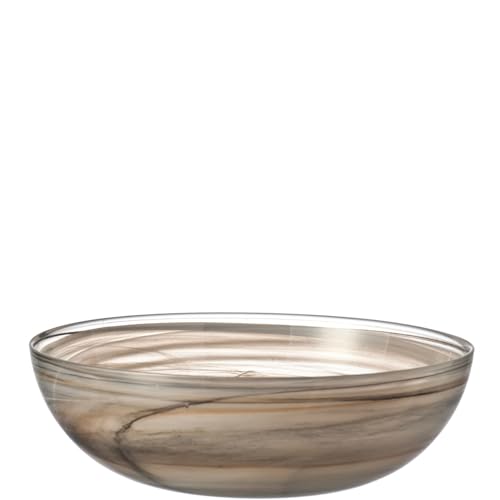 Leonardo Alabastro Glas-Schale, tiefer Design-Teller aus Glas,...