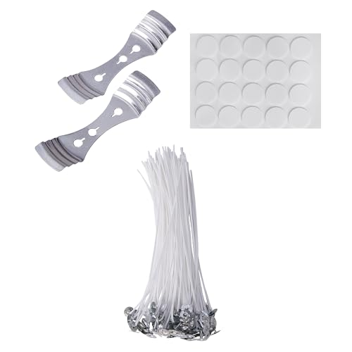 Kit para hacer velas con 100 mechas de algodón de 8 pulgadas miniatura 2