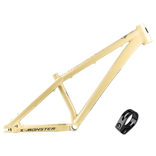 Mountain Bike Frame 26" Aluminum Hardtail Disc Brake Khaki